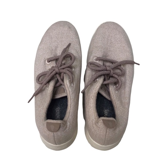 Allbirds Wool Runners Lace Up Sneaker Size 10 Tuke French Fry Tan Women’s - Picture 6 of 10